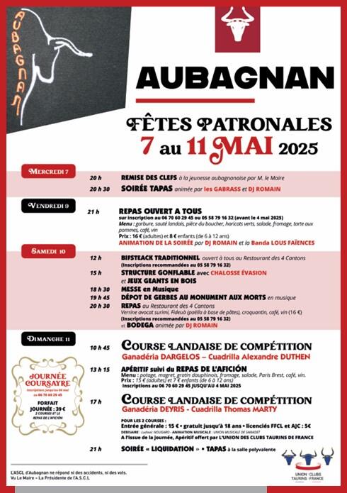Fêtes Aubagnan 2025