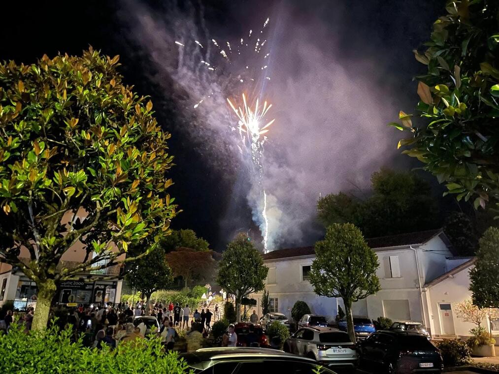 Feu d'artifice Bal des pompiers