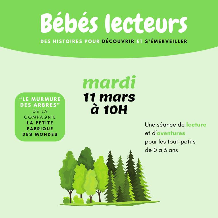 Bébés lecteurs 2025 - mars 2025