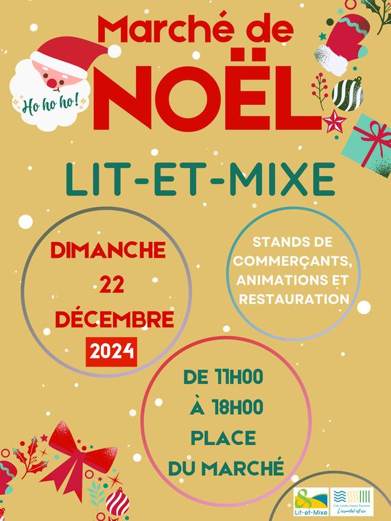 Affiche marché Noël 2024 - 1