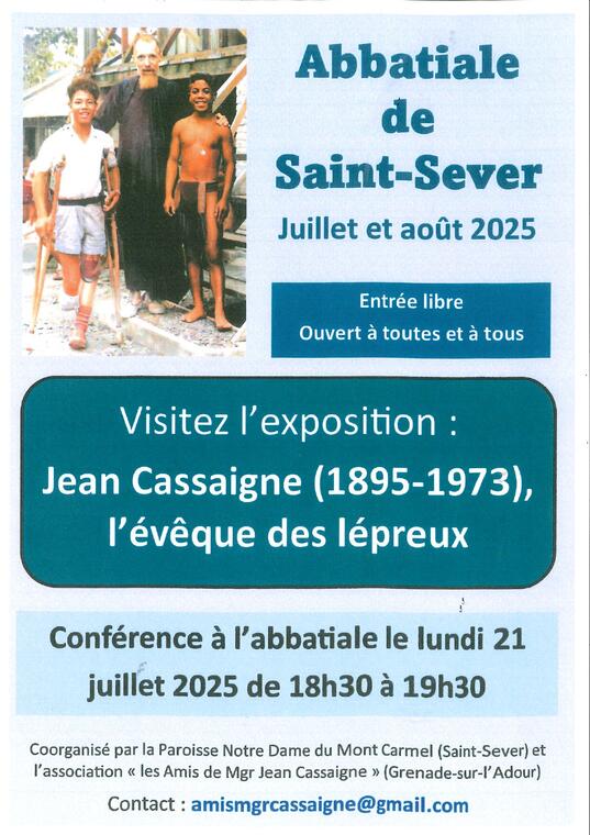 affiche conférence Jean Cassaigne