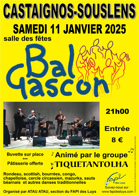 affiche bal gascon