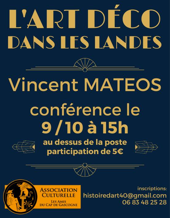 Conférence - L'Art Déco dans les Landes