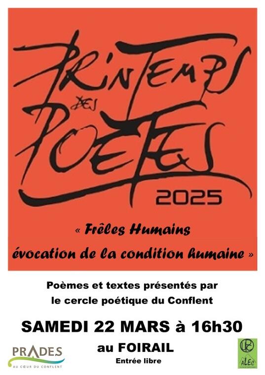AFFICHE Printemps des Poètes 2025