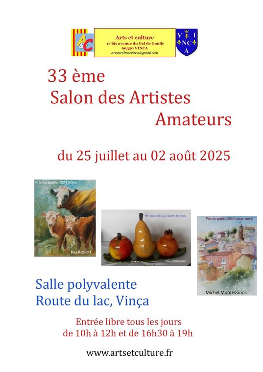 Affiche salon vinça