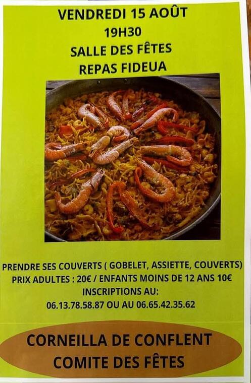 Repas 15 août