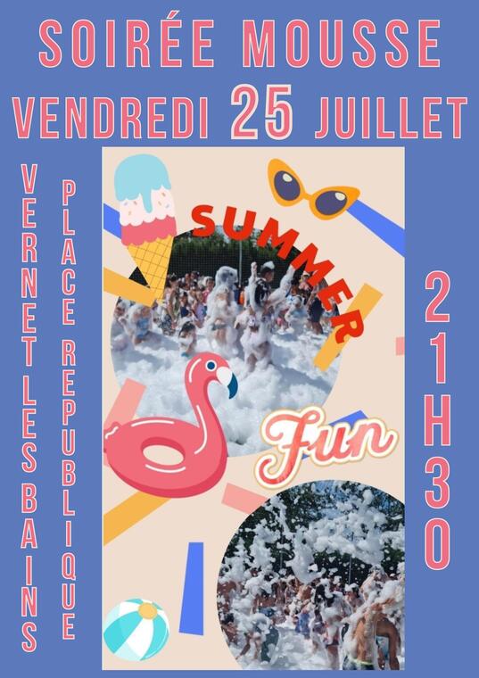 Soirée mousse 25 juillet