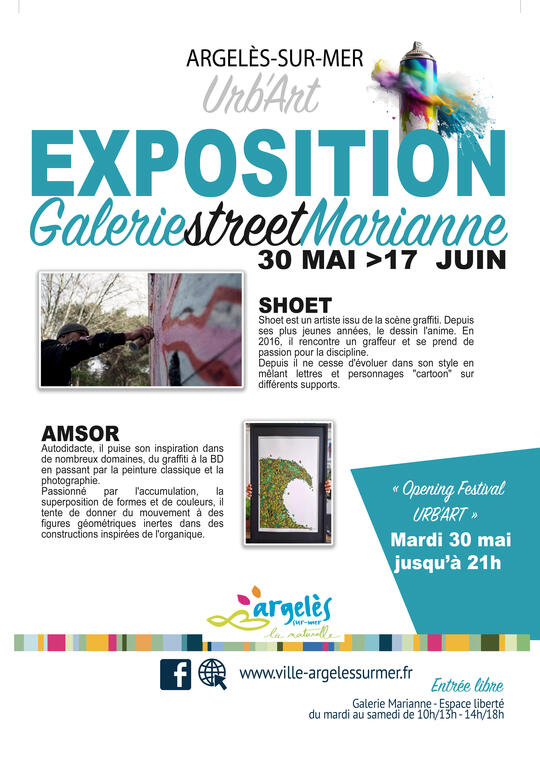 affiche expo galerie urb'art