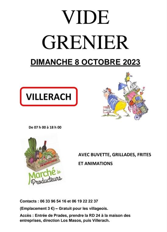vide grenier 8 octobre