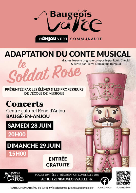 Affiche Concert Le Soldat Rose VF