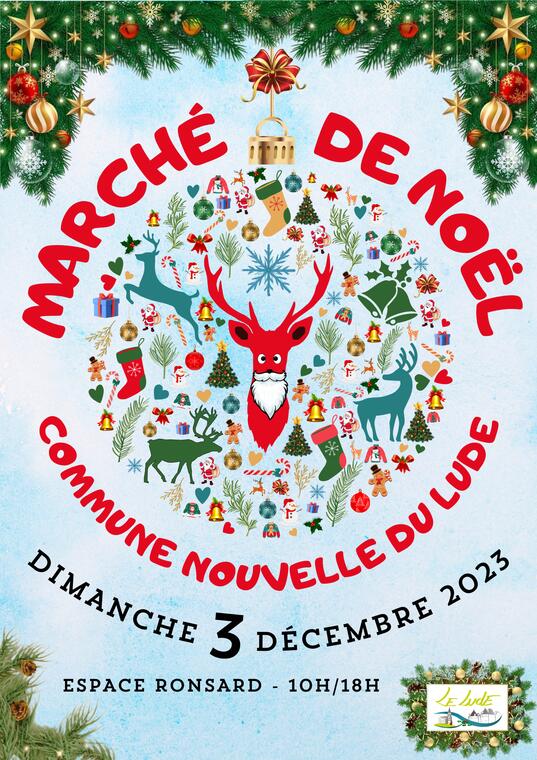 Affiche Marché de Noël 2023 - 2