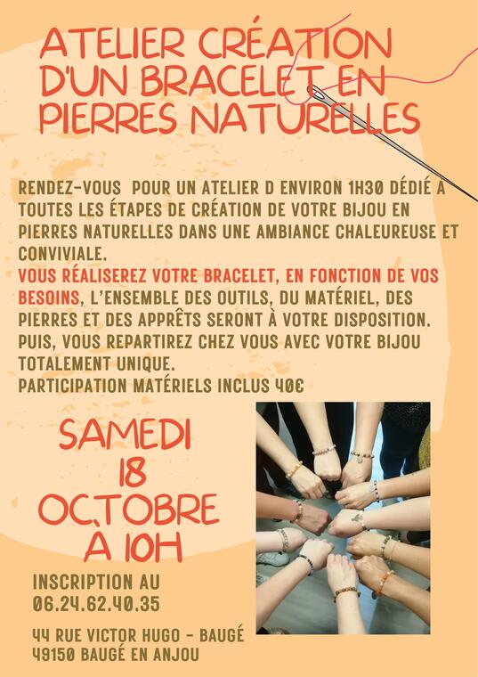 atelier création bracelet