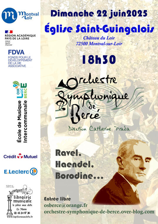 affiche 2025-06 Orchestre Symphonique de Bercé