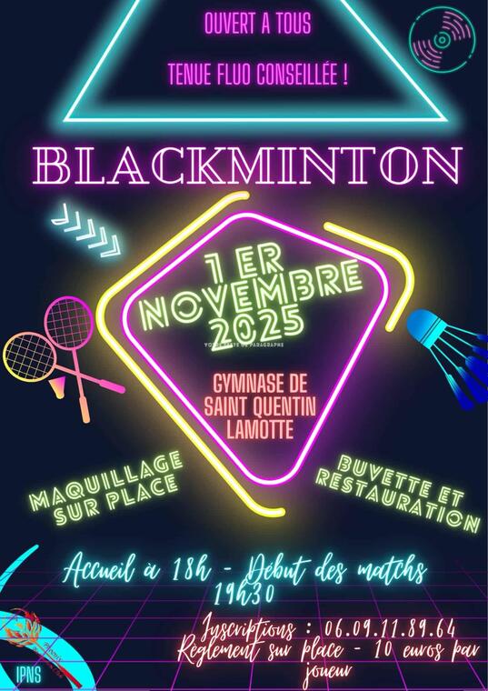 110125 - SQL - Blackminton
