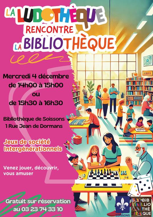 LA LUDOTHEQUE RENCONTRE LA BIBLIOTHEQUE