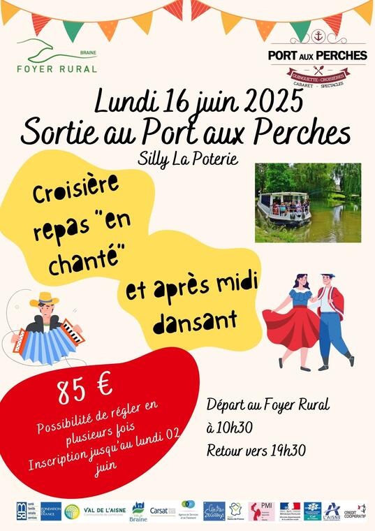 Affiche Sortie au port aux perches