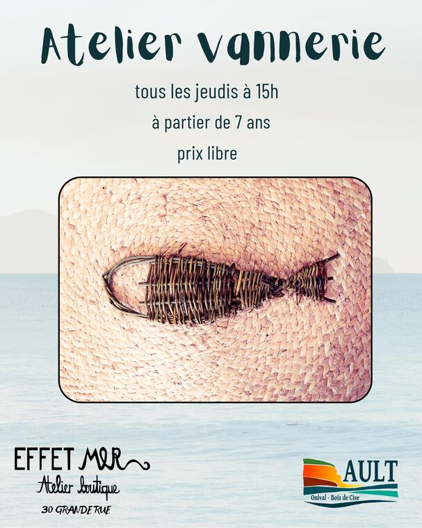 Atelier vannerie été 2025