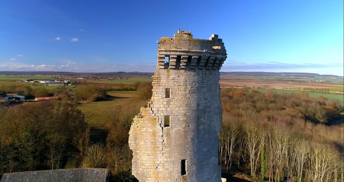 Chateau vu par drone3
