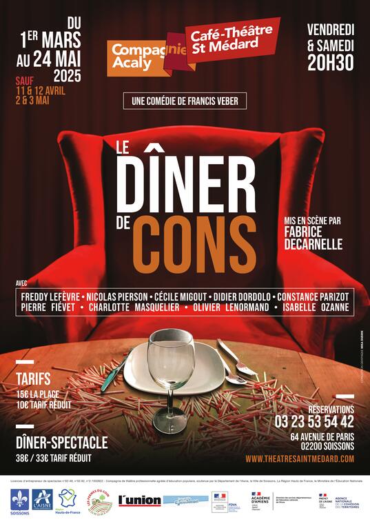 Le Dîner de Cons - Affiche TSM