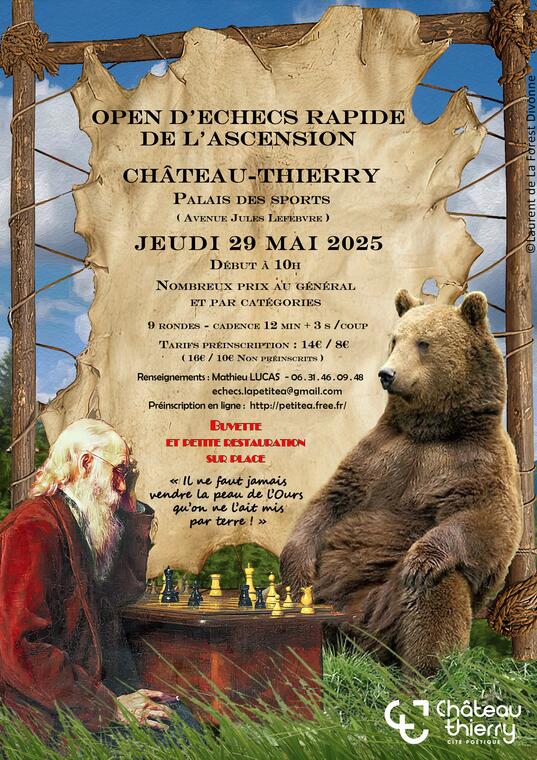 Tournoi echecs 290525 - Affiche numérique