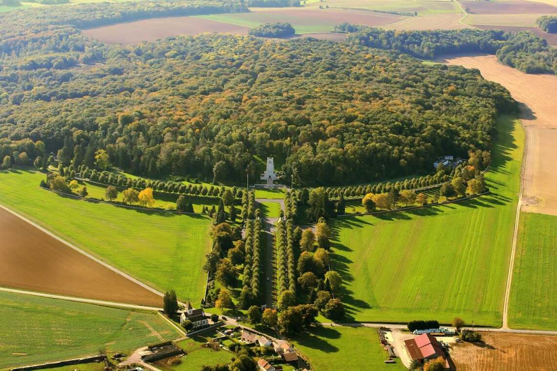 chapelle-belleau vu du ciel