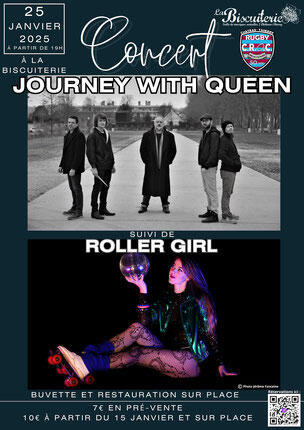 concert 25 janvi journey with queen and roller girl