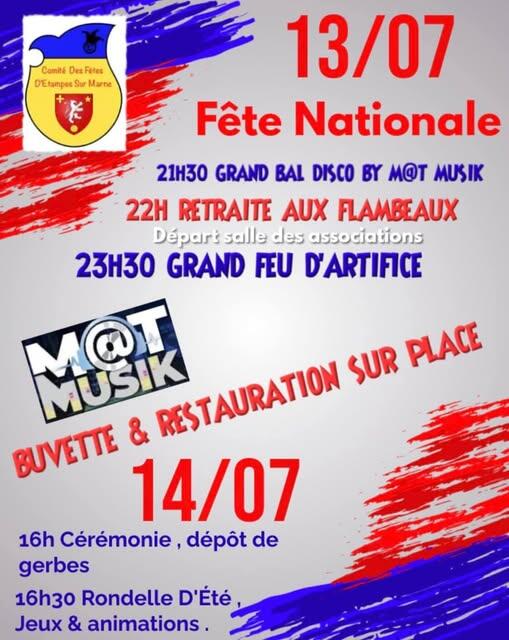 fete nationale étampes-sur-marne