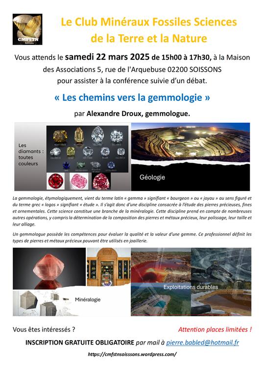 Conference gemmologie