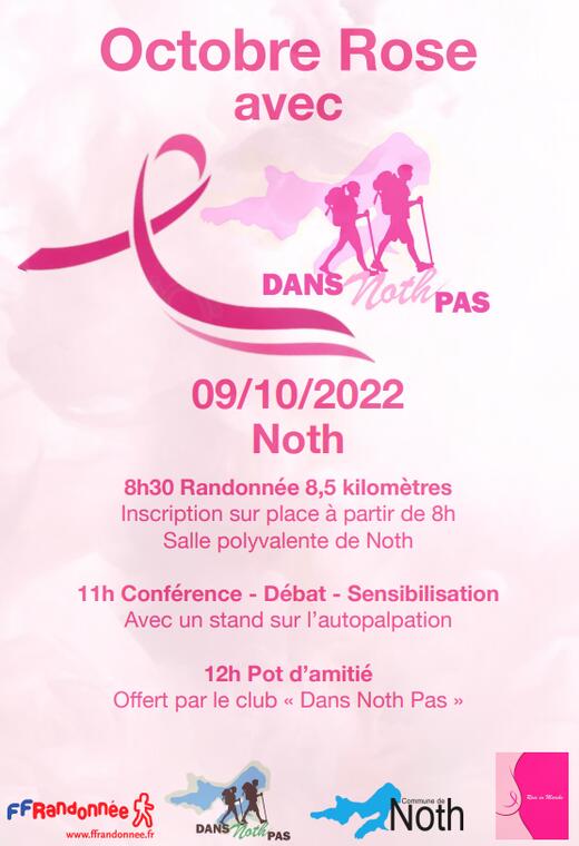 Octobre Rose avec Dans Noth Pas_1