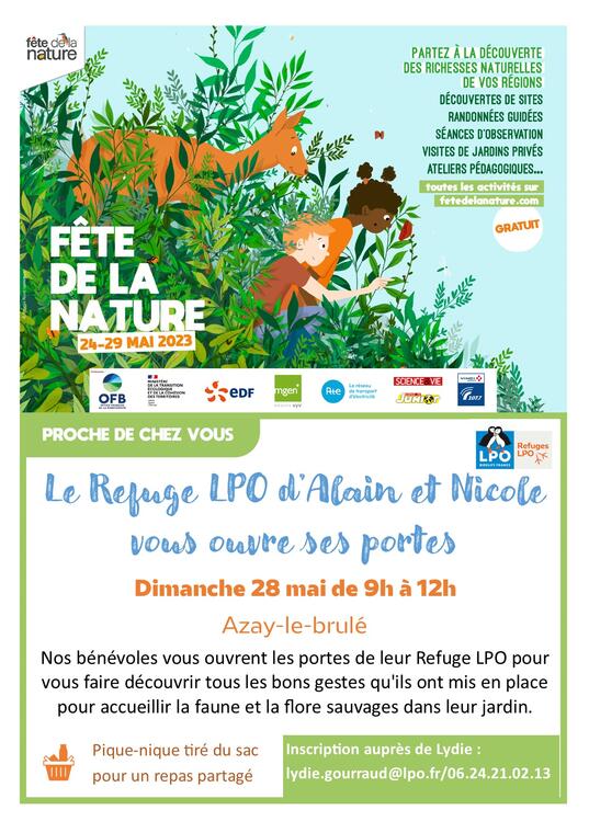 affiche fete de la nature LPO