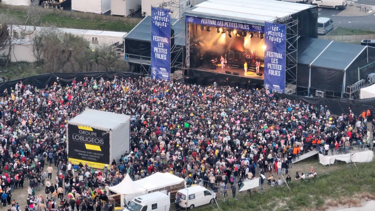 Photo drone scene Petites Folies 2024