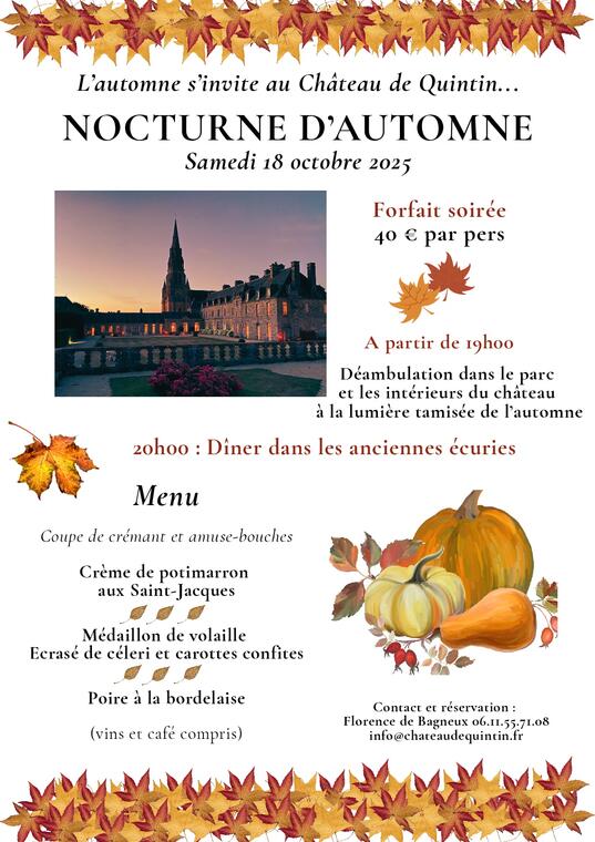 Affiche Nocturne d'Automne
