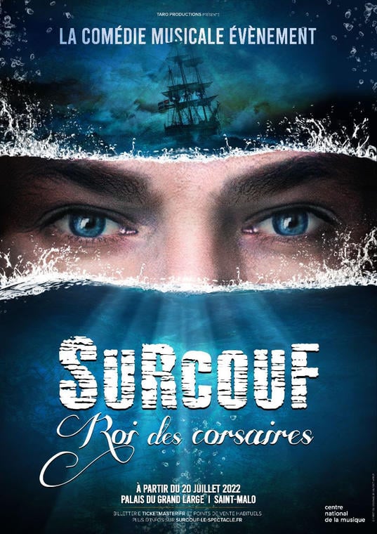 Affiche officielle Surcouf Roi des Corsaires