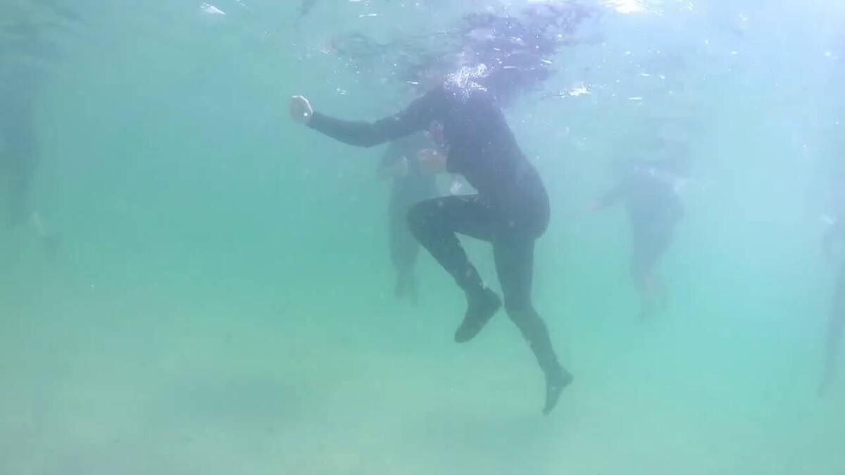 Aquagym en mer