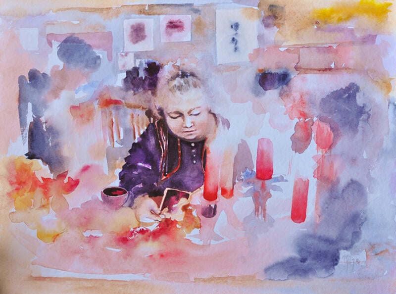 Artiste Peintre Marie-Clément Lebren