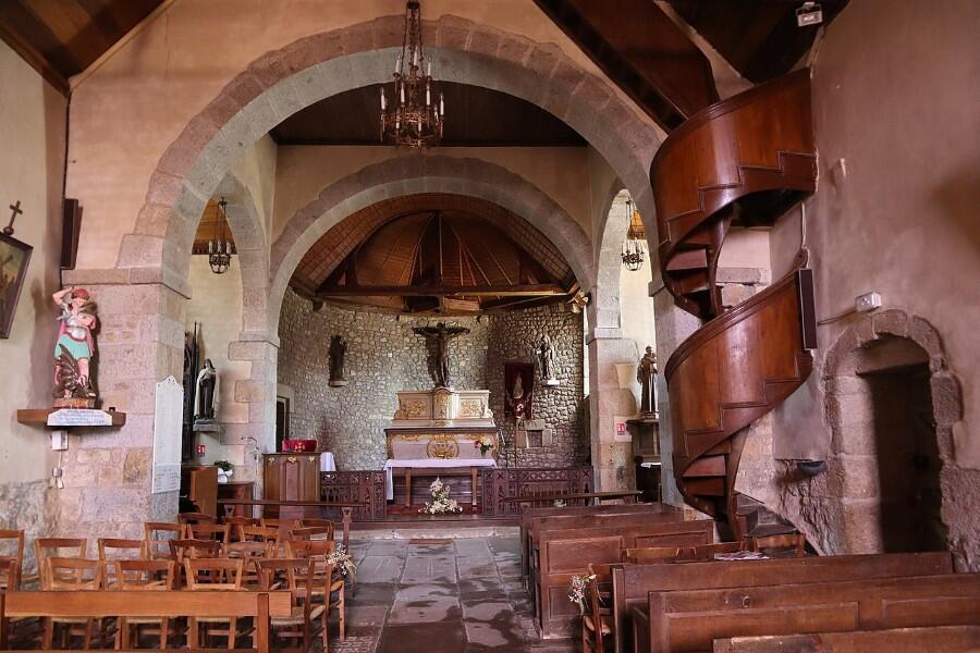Intérieur de l'église Notre-Dame de Chauvigné