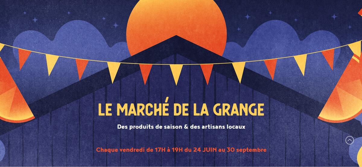 Le marché de la Grange