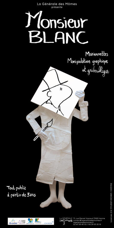14 - Monsieur Blanc - Affiche JPG