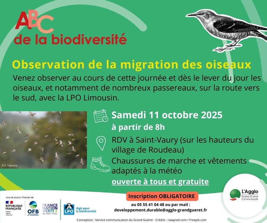 AUTOMNE 2025 - Animations biodiversité