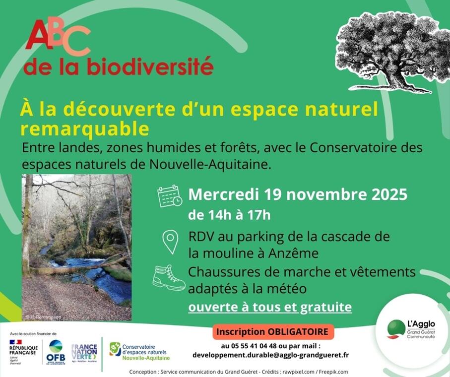 AUTOMNE 2025 - Animations biodiversité