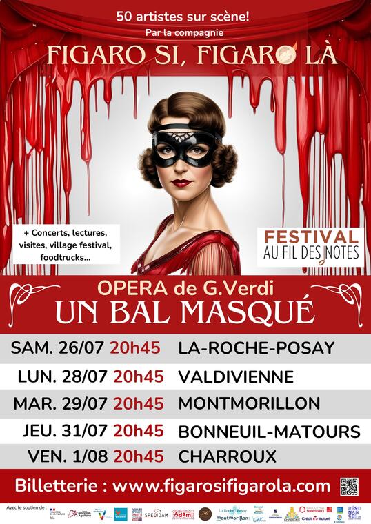 Affiche Bal masqué A0 - 1