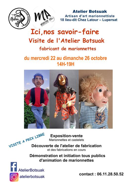 Affiche PO 22-26 octobre 25 Atelier Botsuak