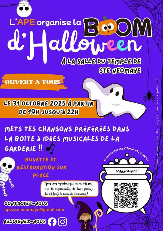 Boum d'HALLOWEEN