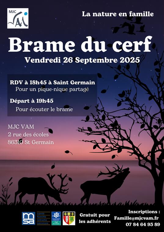 Brame du cerf 2025