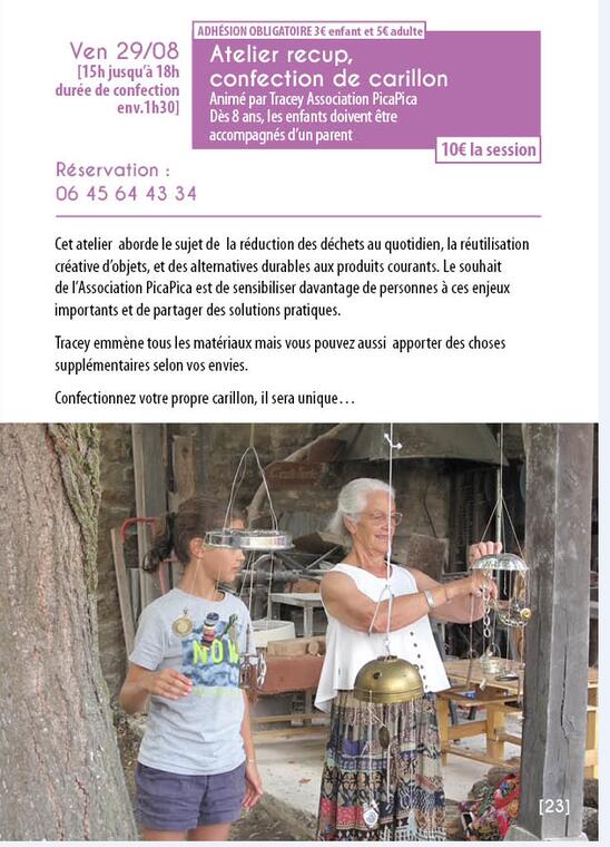 Capture atelier recup
