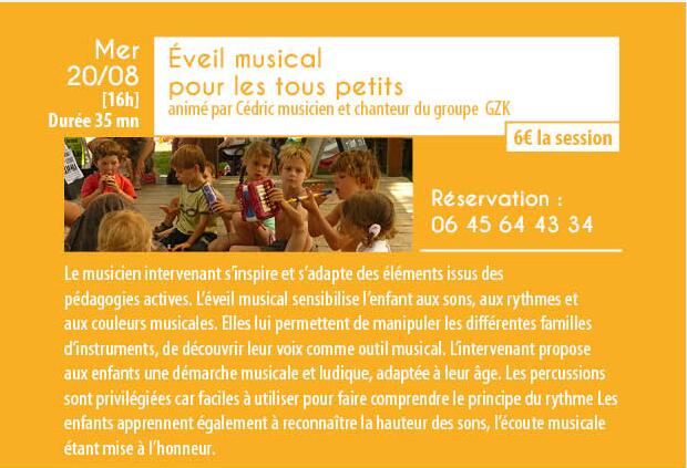 Capture eveil musical