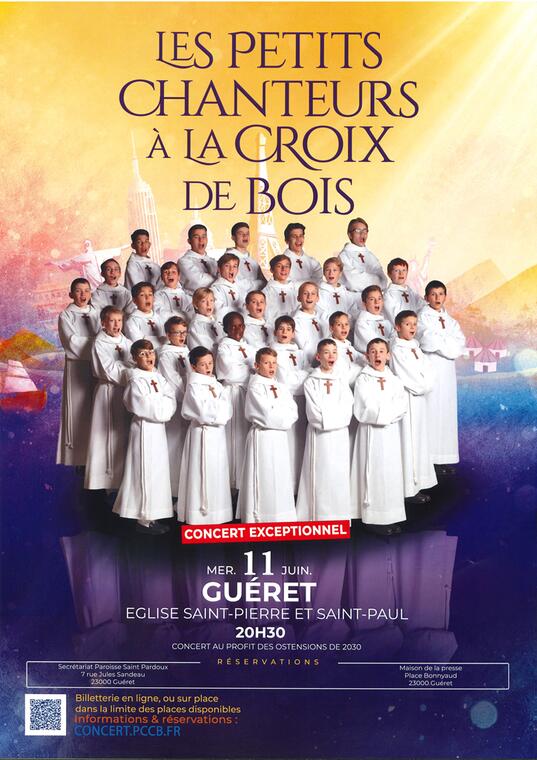 Concert des petits chanteurs à la croix de bois