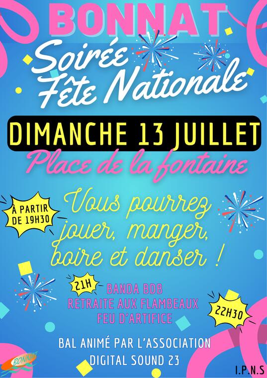 Copie de Affiche 13 Juillet N&B - 2