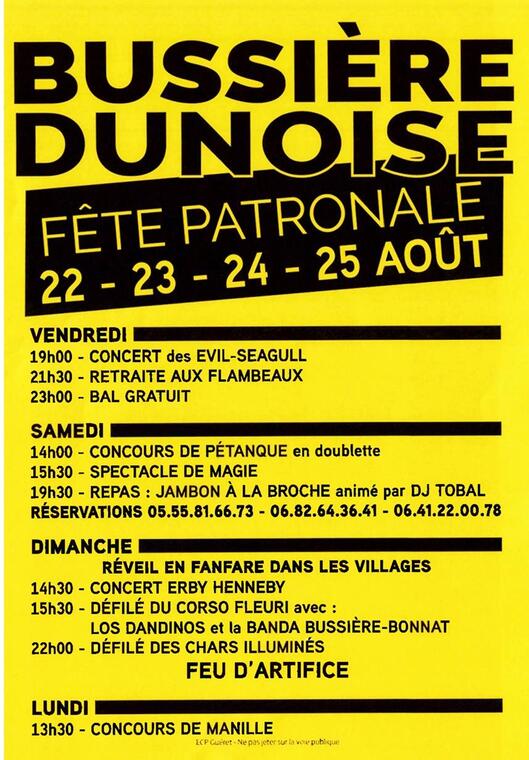 FETE PATRONALE