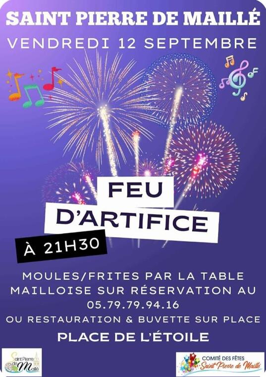 FEU ARTIFICE 12 SEPTEMBRE 2025
